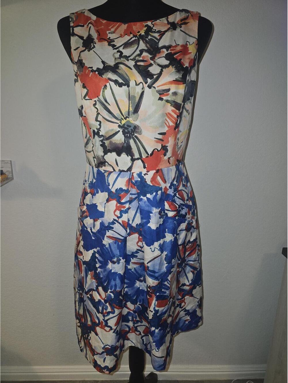 Donna Morgan Floral Print Dress Size 4